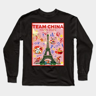 Team China - Paris 2024 Long Sleeve T-Shirt